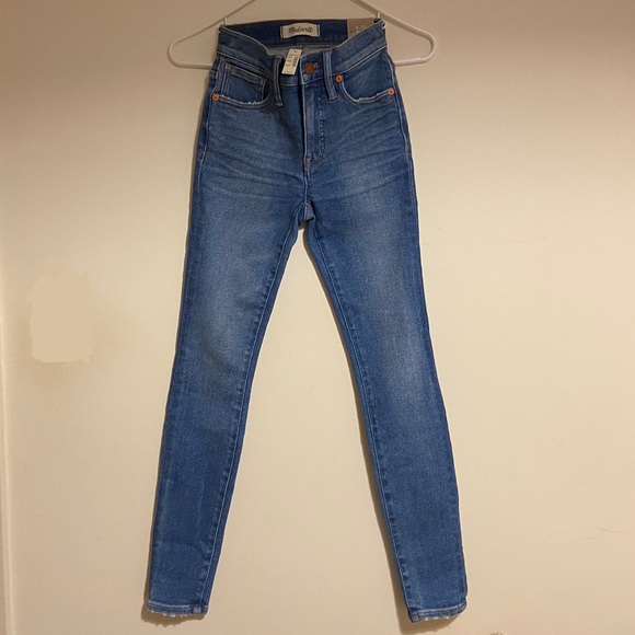Madewell 9" Mid-Rise Skinny Jeans in Pearson Wash - size 23 - Picture 5 of 7